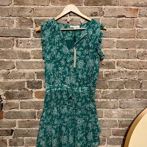 Pinch Teal Floral Midi Dress